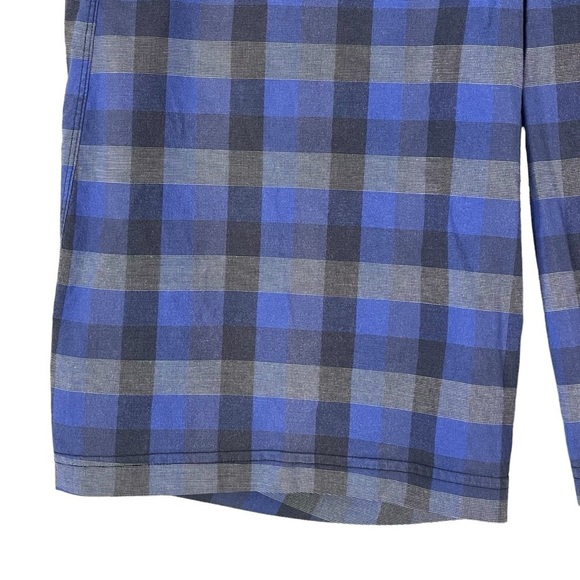 Lululemon Shorts Mens 34 x 10" Kahuna 2.0 Plaid Print Flat Front Performance - Picture 5 of 12